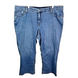 Westport Women's Size 20 Cropped Stretch Wast Denim Jeans